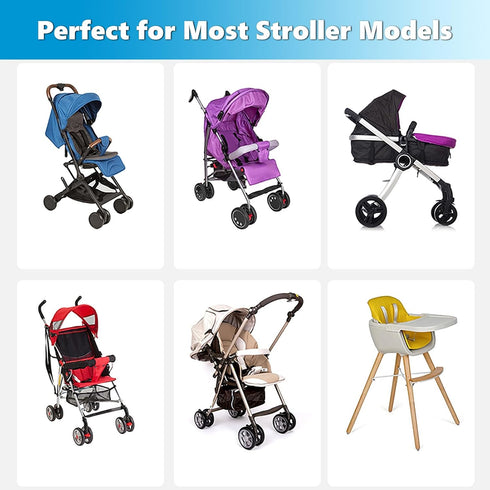 0-5 Baby Stroller Seat Liner for Most Models, Breathable Fabric Stroller Seat Liner Insert, Ensure Comfort and Support