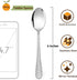 9-Piece Stainless Steel Kids Spoons, HaWare Toddler Flatware, Kids Silverware Preschooler Utensils, Baby Spoons for Self Feeding, Mini Cutlery Set for Home Kitchen School, Healthy and Dishwasher Safe