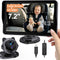 Yakry HD Baby Camera for Car 7.2-Inch: 3X Larger View, 5-Min USB Easy