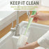 Dancepanda Brush,5-in-1 Water Bottle Cleaner Bottle Brushes for Cleaning,Bottle Scrubber Brush Cleaner(Green)