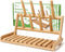 GiftAmaz Bamboo Baby Bottle Drying Rack, Space Saving Countertop Bottle Holder Portable
