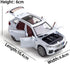 BMW X5 1/32 Metal Model Car Toy with Light and Sound - Pull Back Collectible for Children Age 3+ - Festival Gift (White)