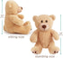 LotFancy Brown Teddy Bear Stuffed Animal, 12 inch Cute Plush Teddy Bear Toy, Gift for Kids, Boys and Girls, Easter