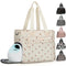 Pritent Large Travel Diaper Bag Tote with 14 Inch Laptop Sleeve, Breast