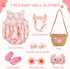 16-20 Inch Set 16 Inch Summer BABESIDE Reborn Baby Doll Clothes with Doll Shoes for Reborn Dolls, Floral Babydoll