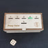 Penny Game Fun Board Game with Pennies, Coin Game Wood Box for 2-6 Players, Simple + Strategic Dice Games