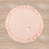 36" Tummy Lush Decor Baby Round Ruffle Play Mat Diameter Blush - Time Mat - Pink Playmat - Baby Play Mats for Floor