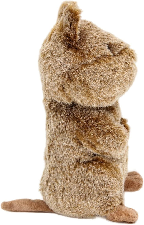 Kawaii Quokka Kangaroo Plush Stuffed Animal, 8.5'' Lifelike Short Tail Plushie Pillow Toy for Kids Gifts Home Decor