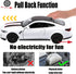 1/36 Scale BMW M4 CSL Diecast Model Car, Pull Back Vehicle, Gift for Boys and Girls, White