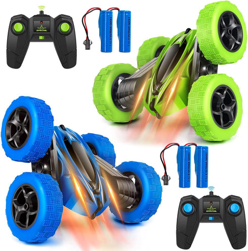 Lumiparty 2PACK RC Stunt Car Remote Control Car for Kids, 2.4Ghz High