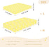 miaozhen 1 Pack 52x28 Cotton Crib Sheets for Baby Boys Girls Soft Comfy Anime Goat Pastel Yellow Children Crib Sheet