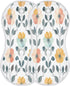 YETTASBIN Flower Muslin Baby Burp Cloth, Super Soft Absorbent Cotton Burp Rag Baby Bibs Feeding Cloth for Newborn Boys