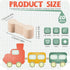 Hanaive 20 Pcs Wooden Dog Bone Track Connector Pack Accessories Wooden Train Track Adapter Connector Pieces Toy Train Set for Teens to Make Wood Railway Track