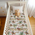Wicbfdfv 28x52 Inch Vintage Western Cowgirl Cactus Boho Floral Fitted Baby Crib Sheet for Boys Girls Breathable Retro