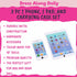 3pc Tech Set for American 18" Dolls with Cell Phone, Computer Tablet, and Accessory Bag - Premium Durable Metal