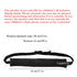Universal High Chair Safety Straps for Infants & Toddlers - Black
