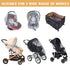 (2 Pack) Pack Baby Stroller Mosquito Net - Durable Mesh Protection for Bassinets, Cradles, Playards, N Plays & Portable