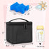 Teamoy Breastmilk Cooler Bag with Ice Pack, Baby Bottles Bag for 4 Large 5 Ounce Bottles, Black