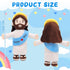13" Yelakey Jesus Plush Jesus Love You Stuffed Doll Christian Religious Plushie Toy for Kids Christmas Easter Gift