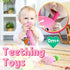 Tummy 3 6 12 LIGHTDESIRE Baby Toys Musical Caterpillar,Infant Toys Stuffed Animals with Ruler Design,Mirror,Pull