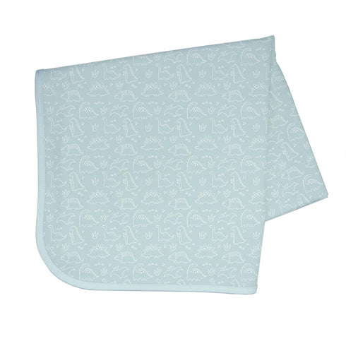 45" 45 BapronBaby Dino Friends Sage Splash Mat - Waterproof Catch-All for Under High Chairs, Floors, Tables, Playtime