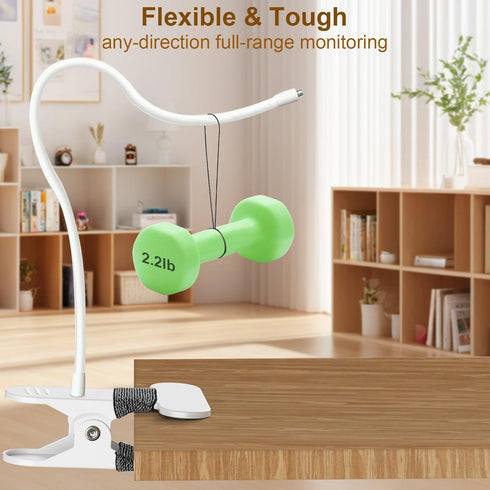 Pyfhy 15.7in 1/4 360 Flexible Baby Monitor Mount Compatible with Nanit Pro Smart Baby Monitor & Flex Stand, Also
