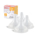 Pigeon Silicone Nipple (SS) with Latch-On Line, Breastlike Natural Feel, Newborn Super