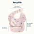 Boys(3 Pack,Unicorn) Tiny Twinkle Mess-Proof Baby Bibs for Eating | Waterproof, Wipeable Toddler Bibs with Catch-All