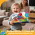 1 2 Set 4 12-18 1st 1-2, Toddler Toys for Year Old Boy Gifts - Educational Dinosaur Slide with Color/Number Push Cars