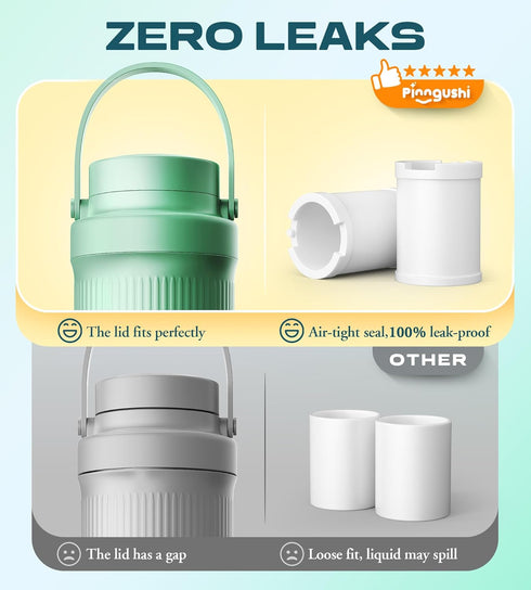 22oz 24-Hour 360 2 Breast Milk Cooler Bottle for Travel & Outdoor Use, Portable Breastmilk Chiller with Cooling, Larger