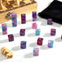 Sumind 24 Pieces MTG Dice Counters - Glitter D6 Dice Cube Loyalty Counter Dice for Card Gaming Accessory