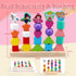 2 3 4 Vinlon Montessori Toys for Toddlers Years Old -Princess Unicorn Fairy Mermaid Shapes Sorting Stacking Vivid