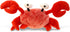 DolliBu Red Crab Stuffed Animal - Adorable 12 Inch Super Soft Crab Plush Toy for Kids, Teens, and Adults