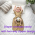 2-Pack, 100% 2-Way 3-6 Swaddle Blanket Sack Cotton Baby Sleep Sack, Arms Up Design with Zipper, Breathable Newborn