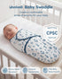 100% 3 Pack 0-3 Sailboat Unnivoll Baby Swaddles for Newborns Cotton Newborn Swaddle Sack Baby Swaddles Months Swaddle