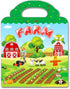 Reusable Sticker Book for Kids, Farm Stickers Educational Learning Toys for Toddler Girls Boys