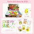 UJZJPEX kids,24 Pack kids easter basket stuffers,,easter egg fillers,easter cards for kids classroom,easter gifts