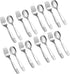 16 Pieces Toddler Utensils Kids Silverware Set, Stainless Steel Childrens Forks and Spoons, Dishwasher Safe Flatware