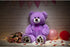 HollyHOME Teddy Bear Stuffed Animal Plush Giant 36 inch Purple Teddy Bears with Footprints