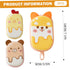 Generic 3Pcs Baby Washcloths Super Absorbent Soft Wash Mitt Cute Cartoon Animal Gentle Scrub for Baby Toddler Kids Bath
