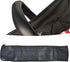 Fdit PU Baby Stroller Handle Cover, Removable Zipper Protector Sleeve for Armrest, Black