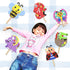 6 4+ VKPI Make Popstick Puppets Craft Kits for Kids, Foam Crafts, Story Time Toys for Ages Toddler, Dinosaurs