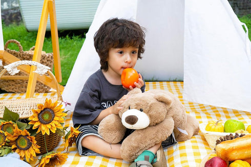 20" 3.3 Niuniu Daddy | Pound Weighted Bear Stuffed Animals for Adults Kids, Giant Large Teddy Bear Plush Toy, Cute