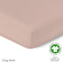 (2-Pack) 24" 38", Newton Baby Fitted Mini Crib Sheets | Organic Muslin Cotton, Breathable & Soft Baby Sheets, Washable