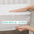 100% 52" 28", 2 Pack Crib Mattress Protector Sheets Fitted Waterproof Mattress Pad Cover, Noiseless & Machine Wash