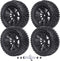 Outer Diameter 2.99inch 1/10 On Road Touring Car Wheels and Tires, 12mm Hex for Traxxas 4Tec 2.0