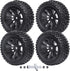 Outer Diameter 2.99inch 1/10 On Road Touring Car Wheels and Tires, 12mm Hex for Traxxas 4Tec 2.0