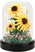 Sunflower DIY Building Blocks Kit - 545 PCS Botanical Flower Bouquet Micro