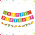 Kitticcino 3 PCS Mexican Happy Birthday Banner, Cinco De Mayo Decoration, Fiesta Party Supplies, Mexico Themed Decor