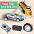 AZEN 30 Pcs Mini Vehicles Pull Back Cars, Party Favors for Kids 4-8, Bulk Race Cars Toys, Goodie Bag Stuffers